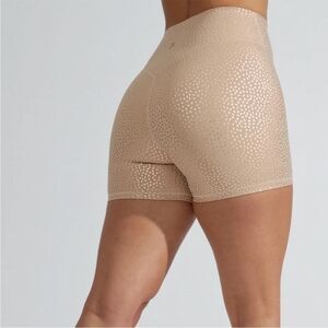 Women's Tan High-Waisted Shorts